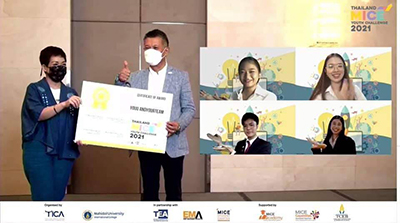 Congratulations to MSME Students Teams Awarded the 1st Runner Up from Thailand MICE Youth Challenge  