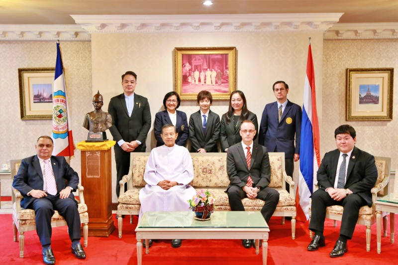 Baron Pillipe Northorb at the Assumption University-Belgium Room