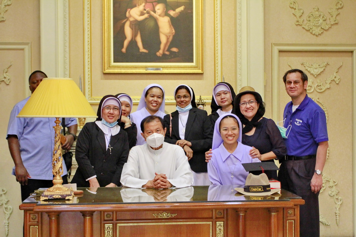 Group of The Priests Visited AU
